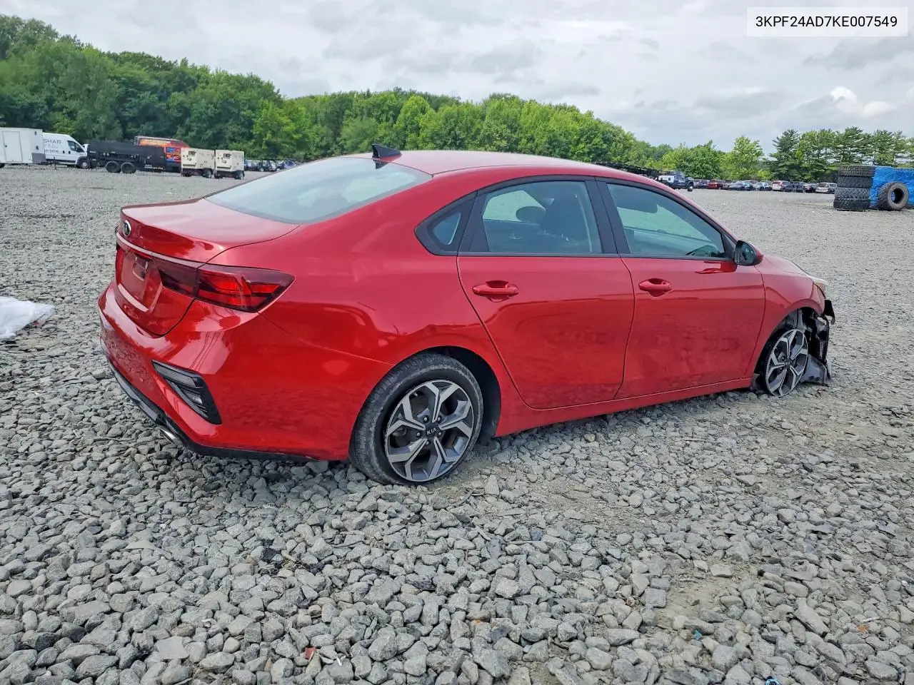 2019 Kia Forte Lxs VIN: 3KPF24AD7KE007549 Lot: 61437836