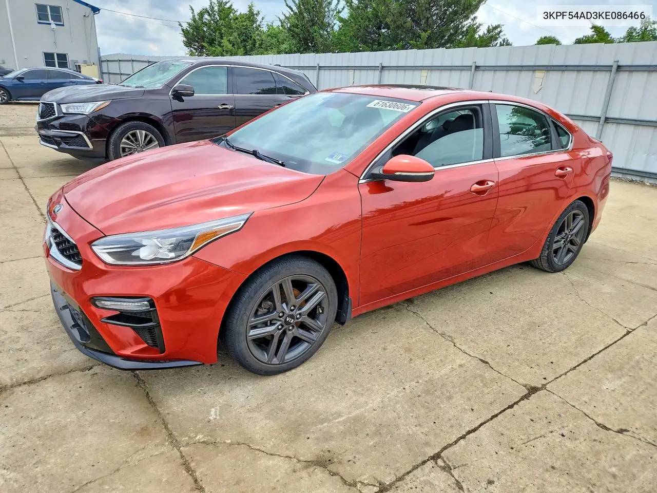 2019 Kia Forte Ex VIN: 3KPF54AD3KE086466 Lot: 61630606