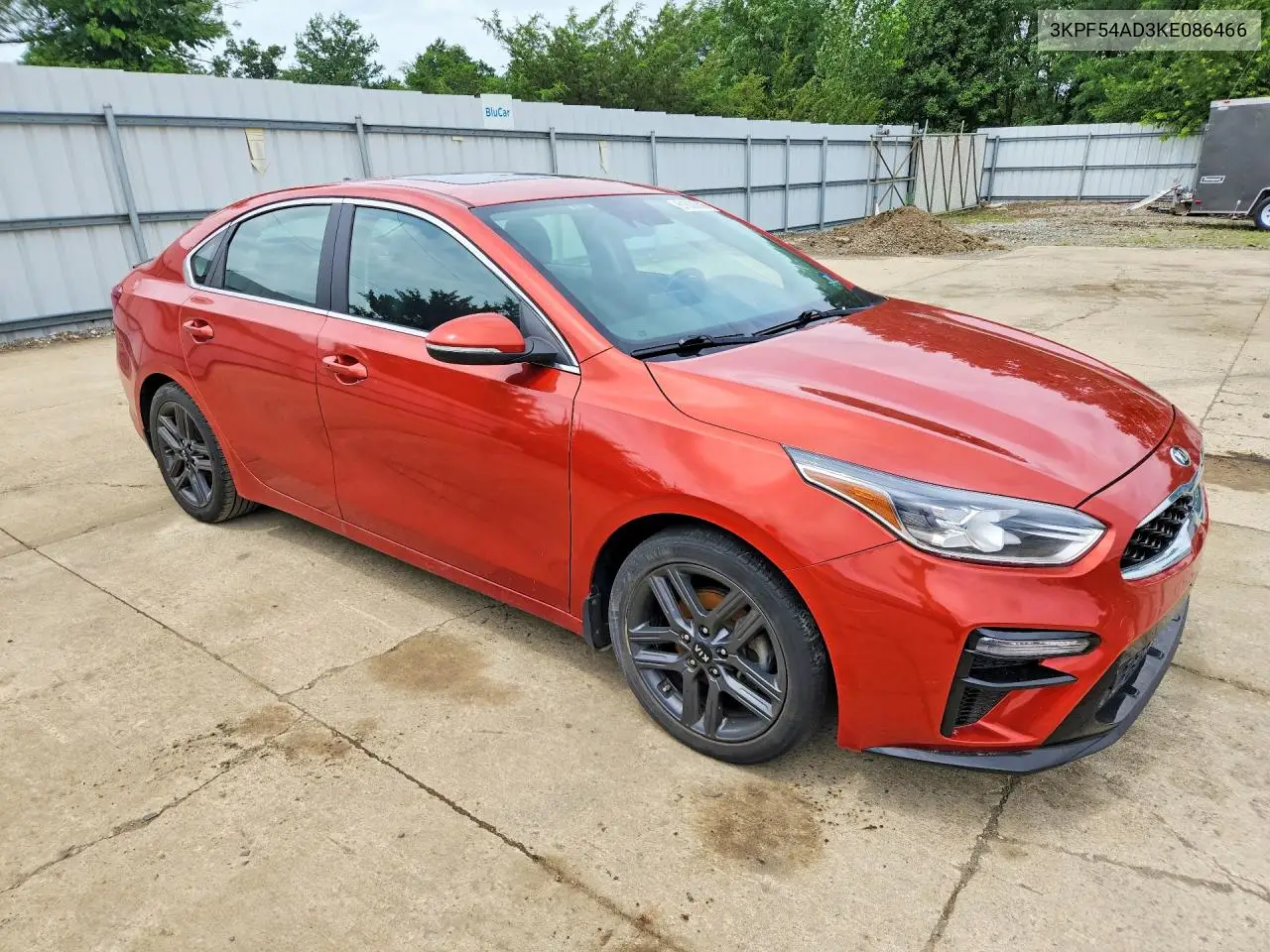 2019 Kia Forte Ex VIN: 3KPF54AD3KE086466 Lot: 61630606