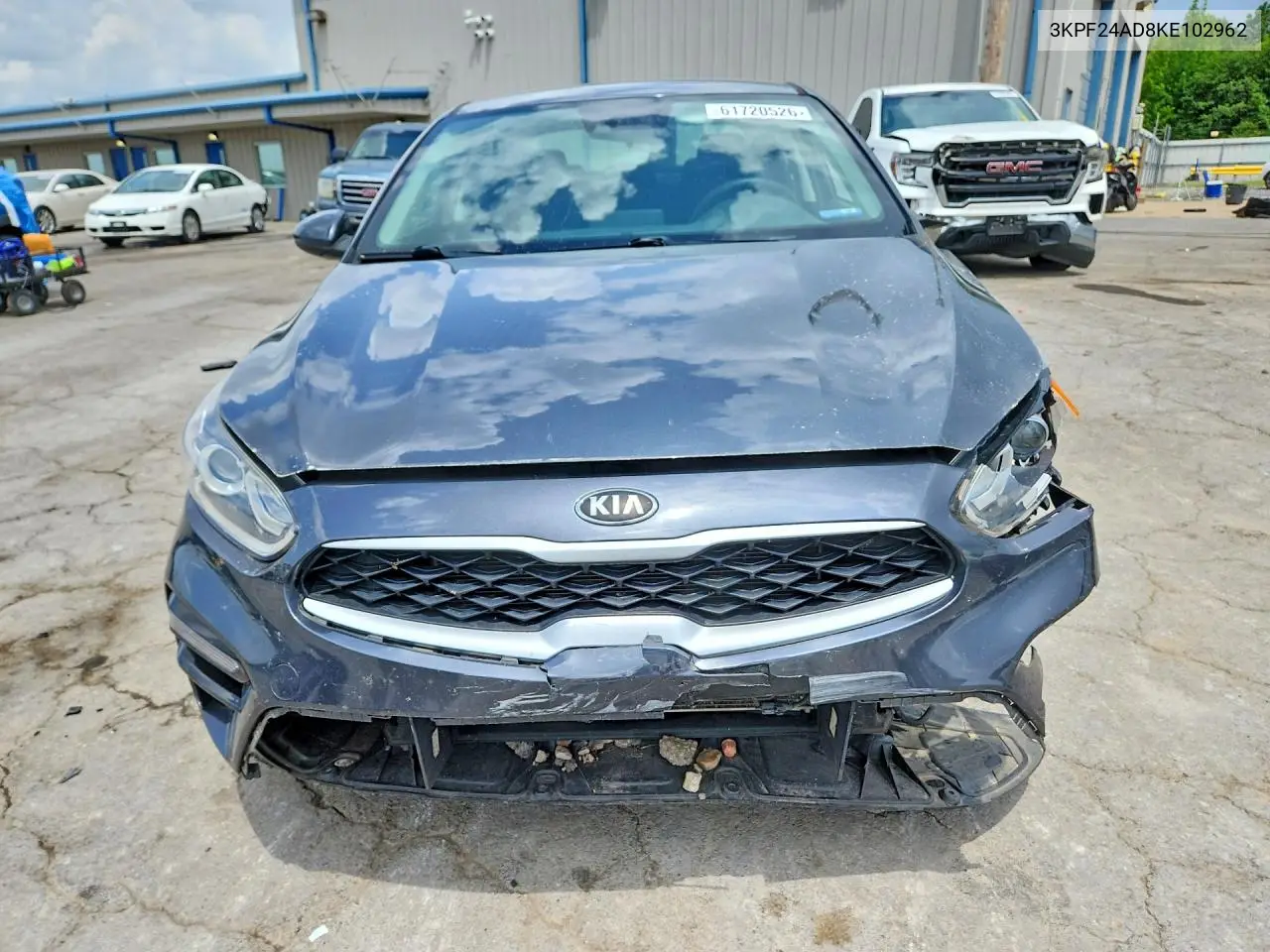2019 Kia Forte Lxs VIN: 3KPF24AD8KE102962 Lot: 61720526