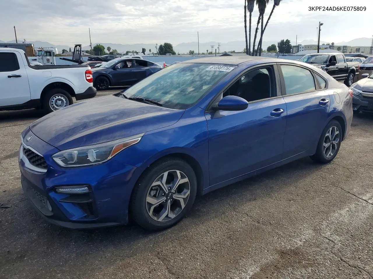 2019 Kia Forte Lxs VIN: 3KPF24AD6KE075809 Lot: 61898176