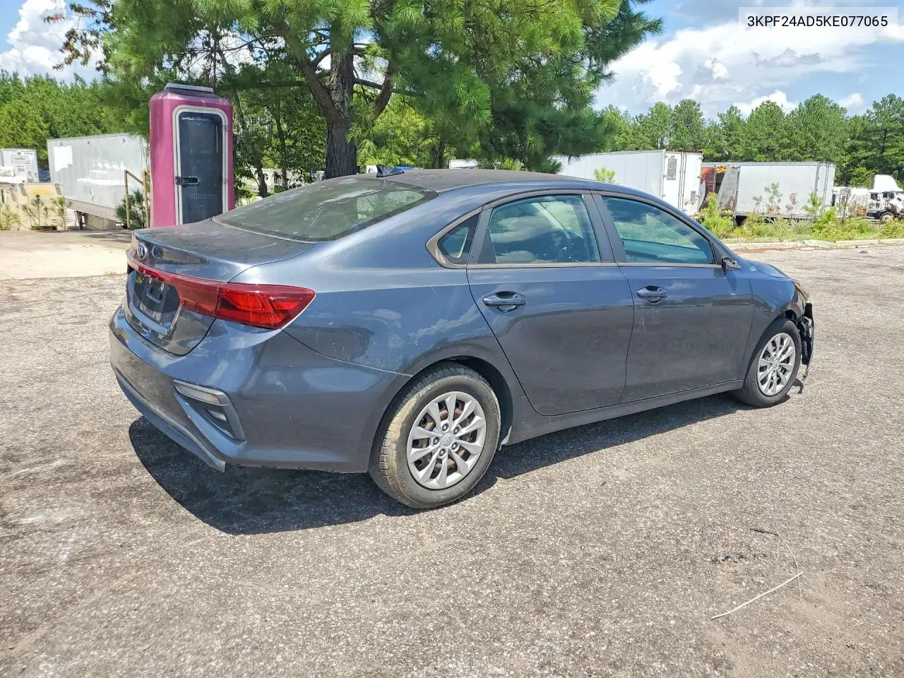2019 Kia Forte Fe VIN: 3KPF24AD5KE077065 Lot: 61914356