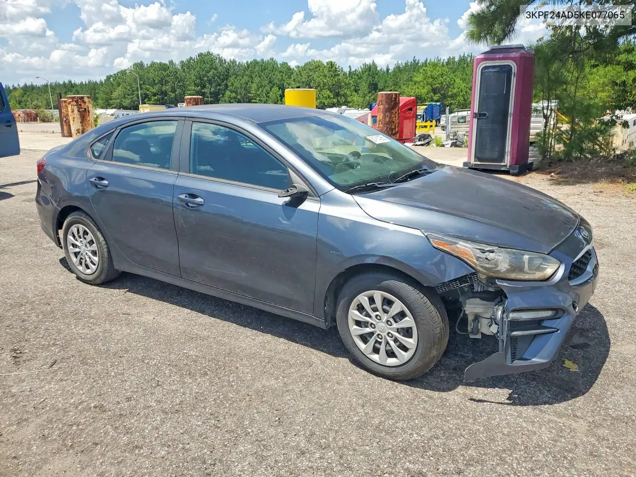 2019 Kia Forte Fe VIN: 3KPF24AD5KE077065 Lot: 61914356