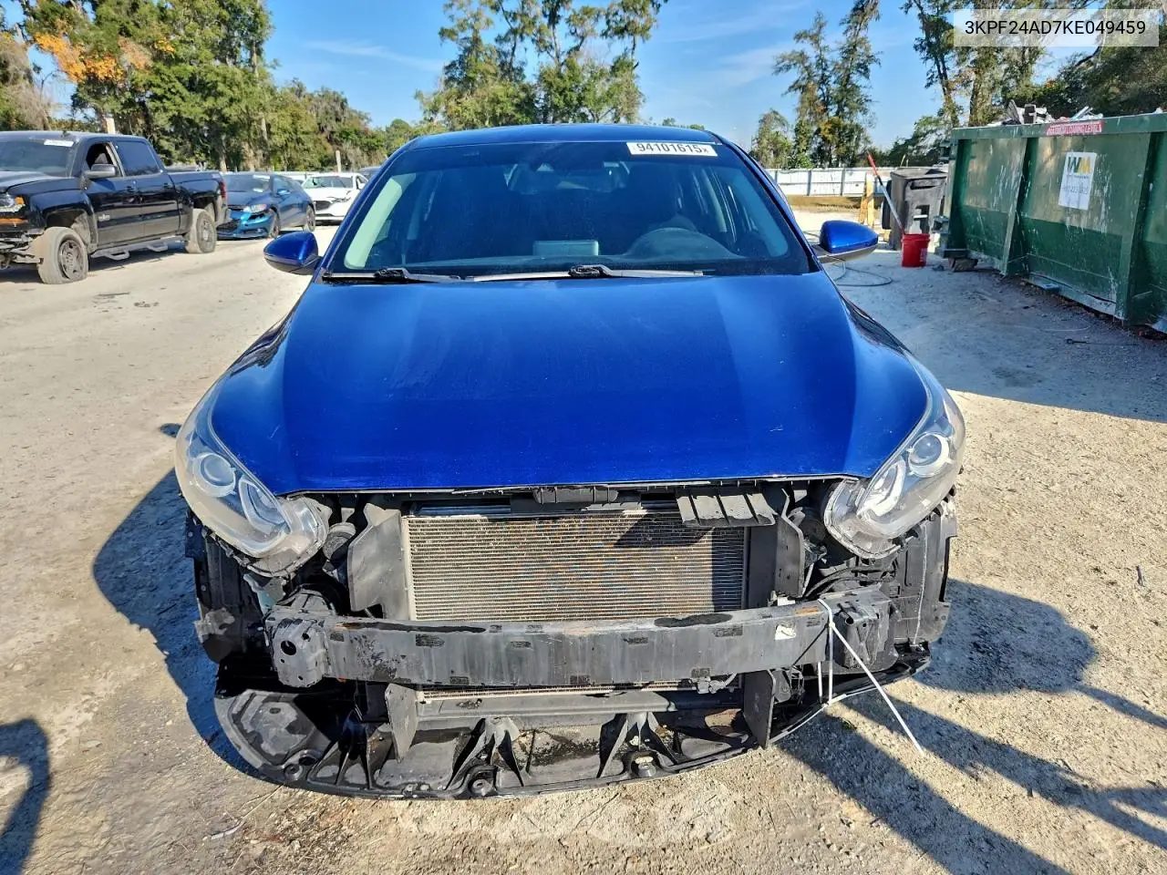 3KPF24AD7KE049459 2019 Kia Forte Lxs