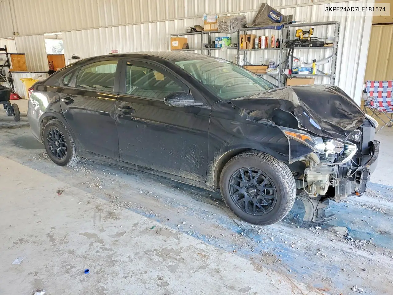 2020 Kia Forte Fe VIN: 3KPF24AD7LE181574 Lot: 60765176