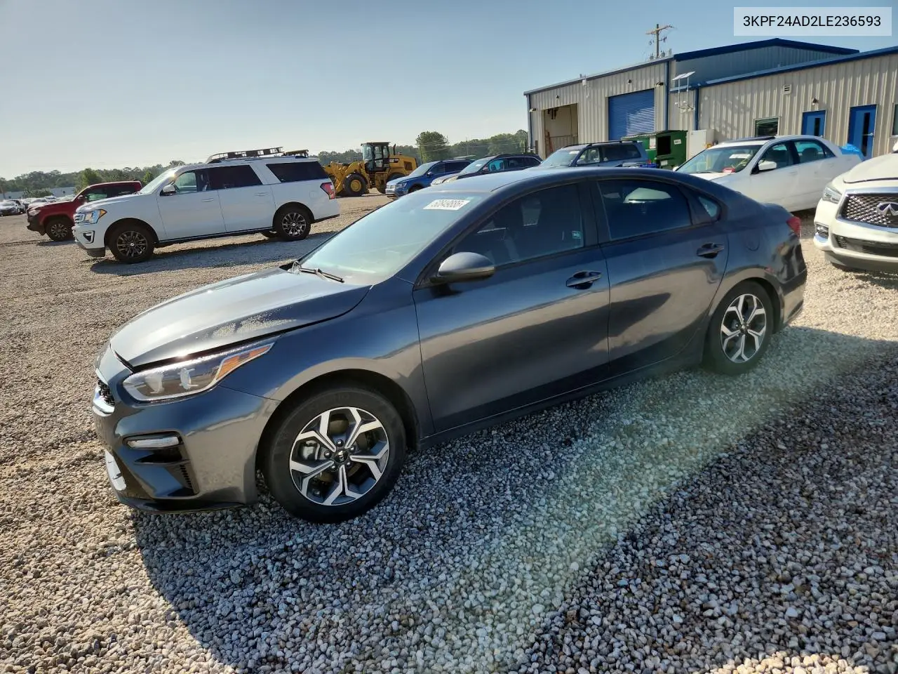 2020 Kia Forte Lxs VIN: 3KPF24AD2LE236593 Lot: 60849886