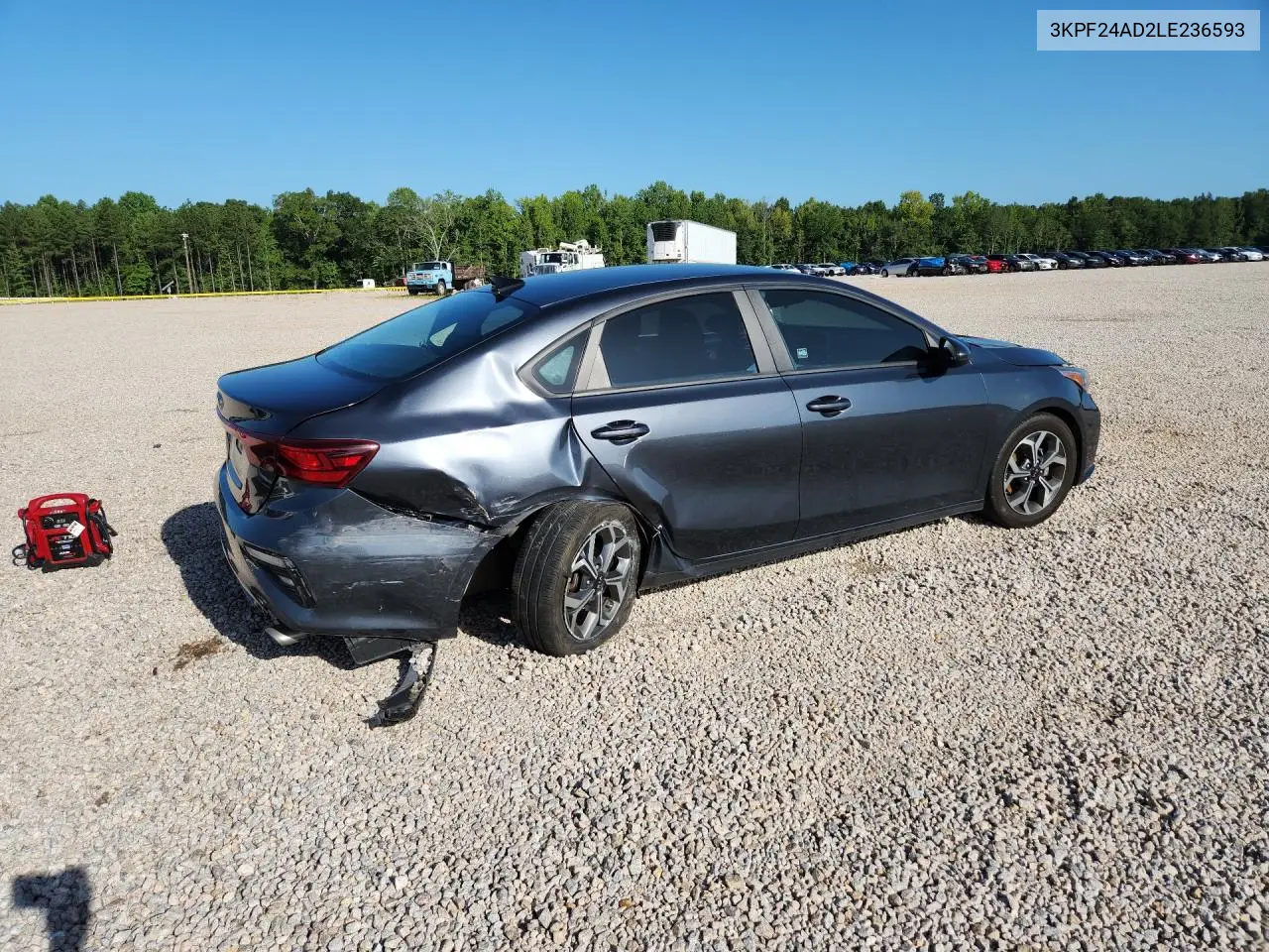 2020 Kia Forte Lxs VIN: 3KPF24AD2LE236593 Lot: 60849886
