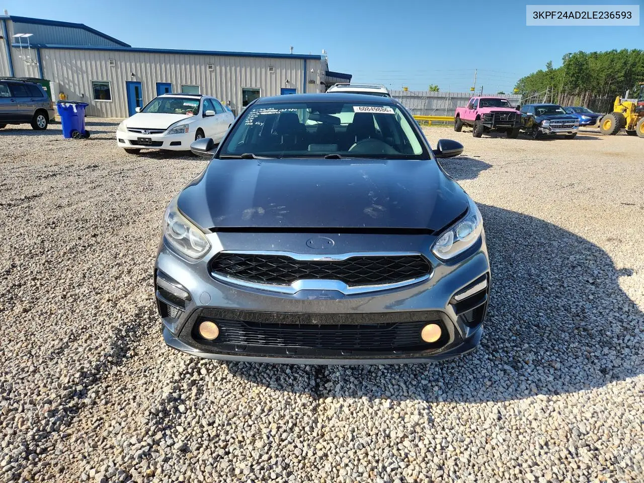 2020 Kia Forte Lxs VIN: 3KPF24AD2LE236593 Lot: 60849886