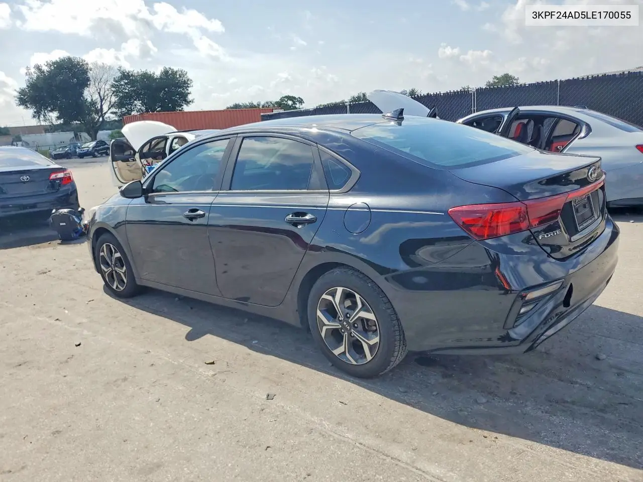 2020 Kia Forte Lxs VIN: 3KPF24AD5LE170055 Lot: 61007526