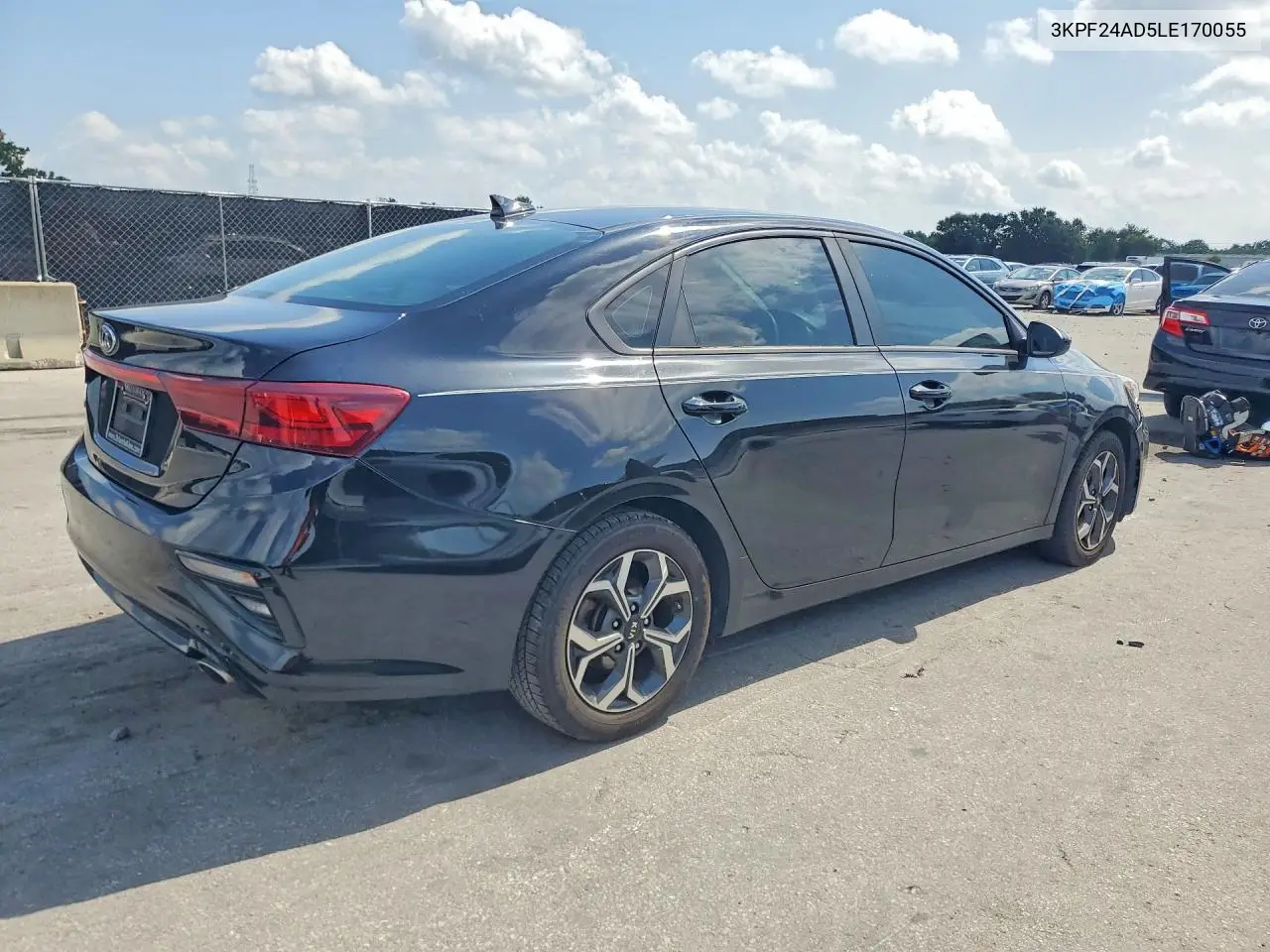 2020 Kia Forte Lxs VIN: 3KPF24AD5LE170055 Lot: 61007526