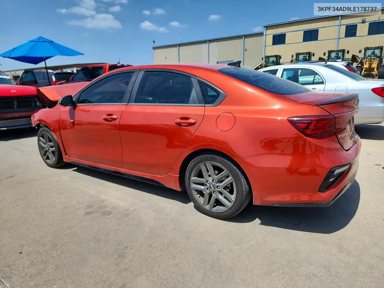 2020 Kia Forte Gt Line VIN: 3KPF34AD9LE178737 Lot: 61161666