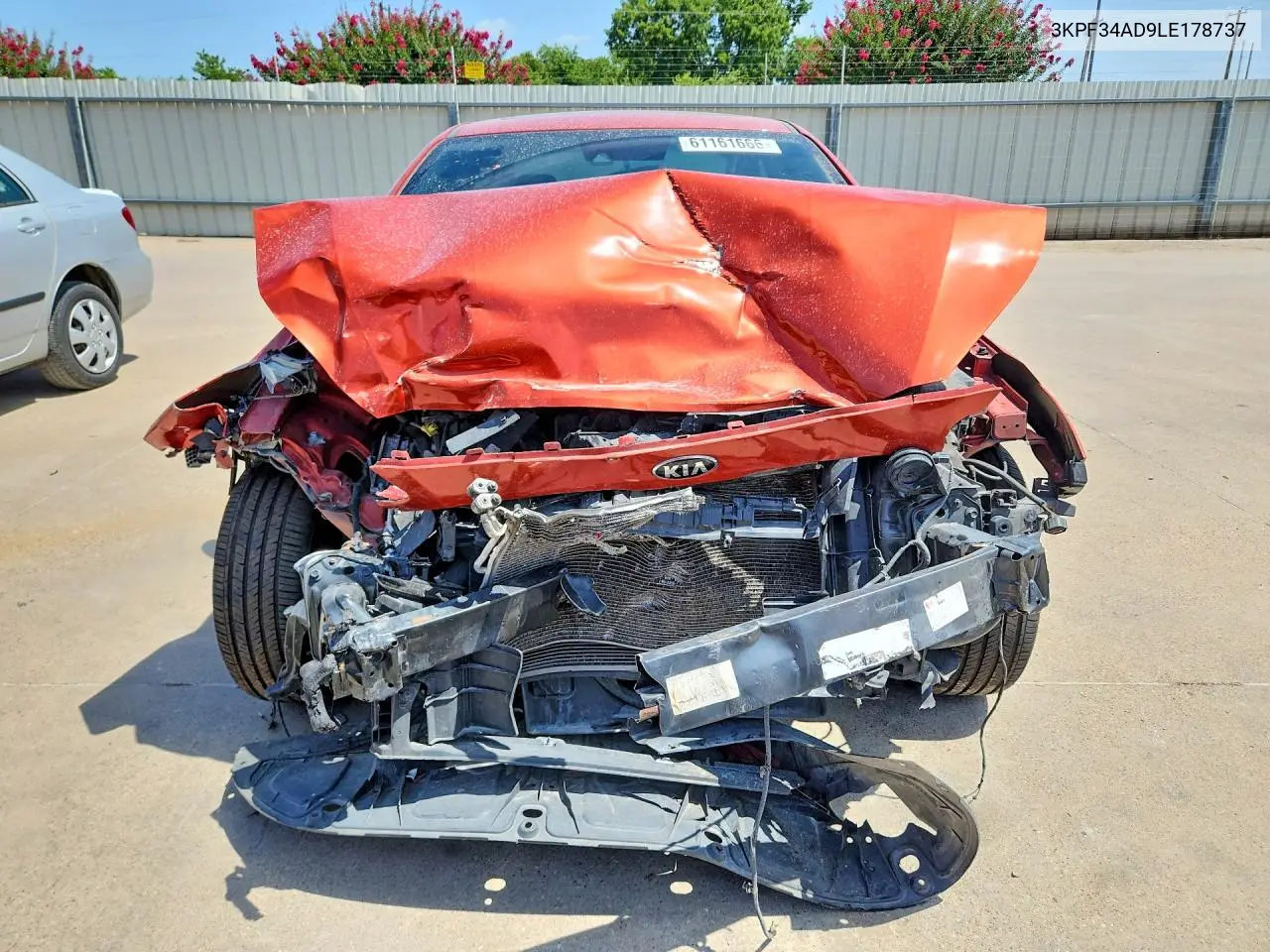 2020 Kia Forte Gt Line VIN: 3KPF34AD9LE178737 Lot: 61161666
