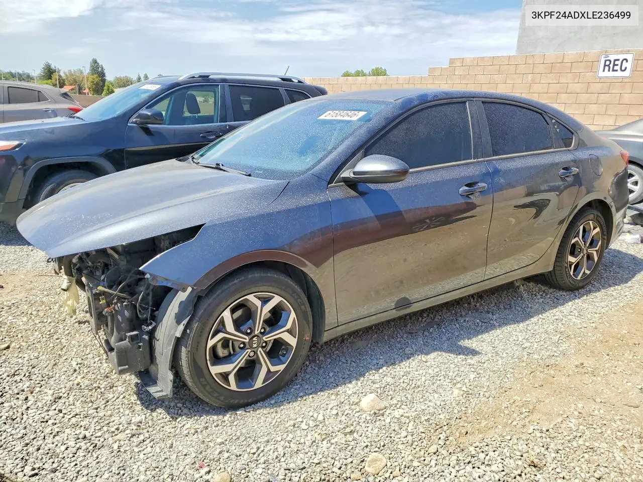 2020 Kia Forte Lxs VIN: 3KPF24ADXLE236499 Lot: 61584646