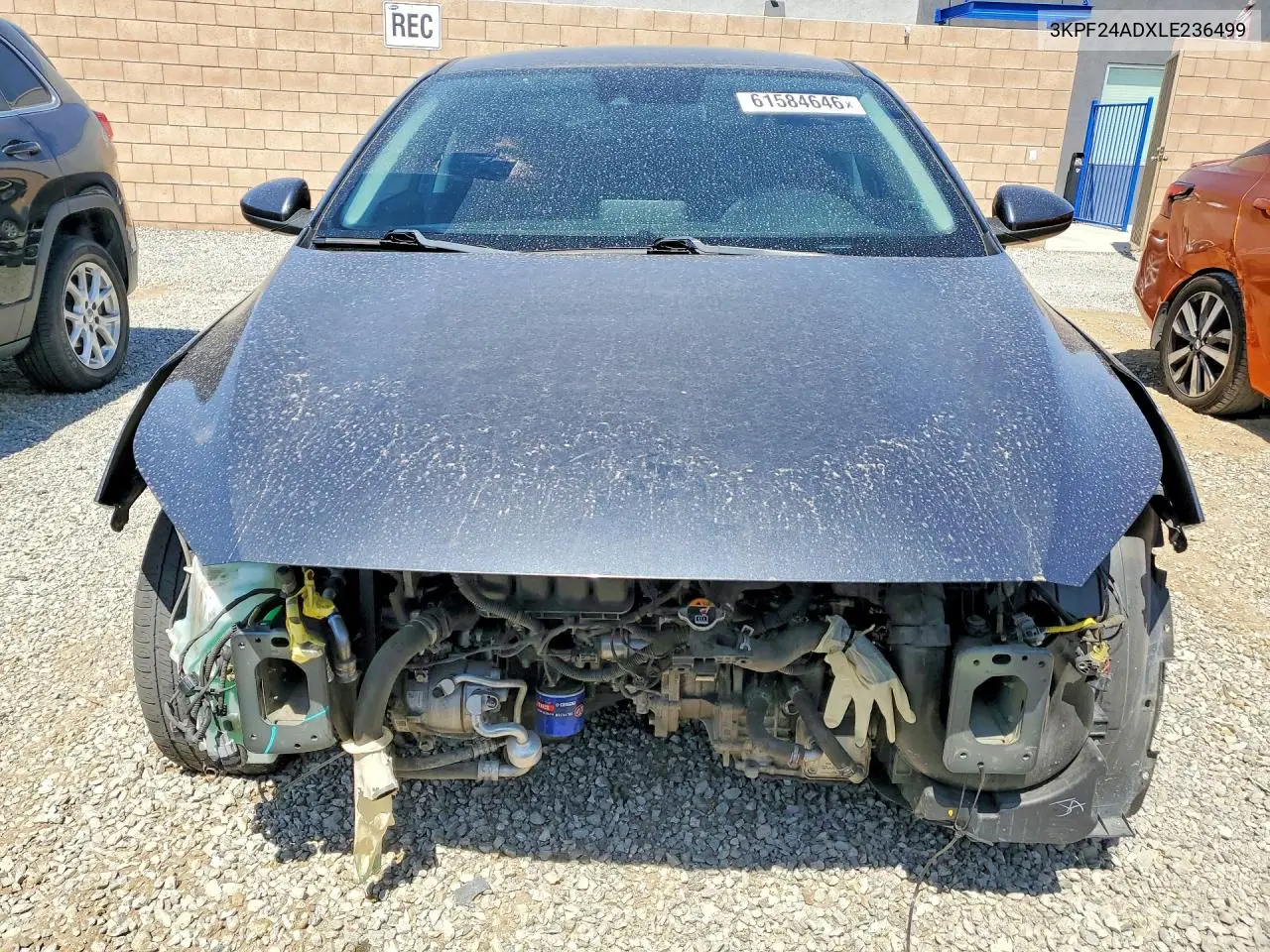 2020 Kia Forte Lxs VIN: 3KPF24ADXLE236499 Lot: 61584646