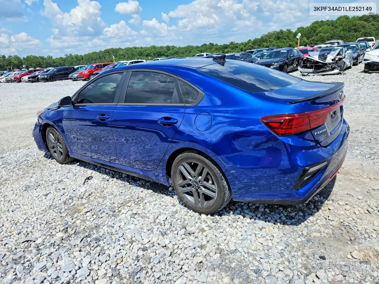 2020 Kia Forte Gt Line VIN: 3KPF34AD1LE252149 Lot: 61675146