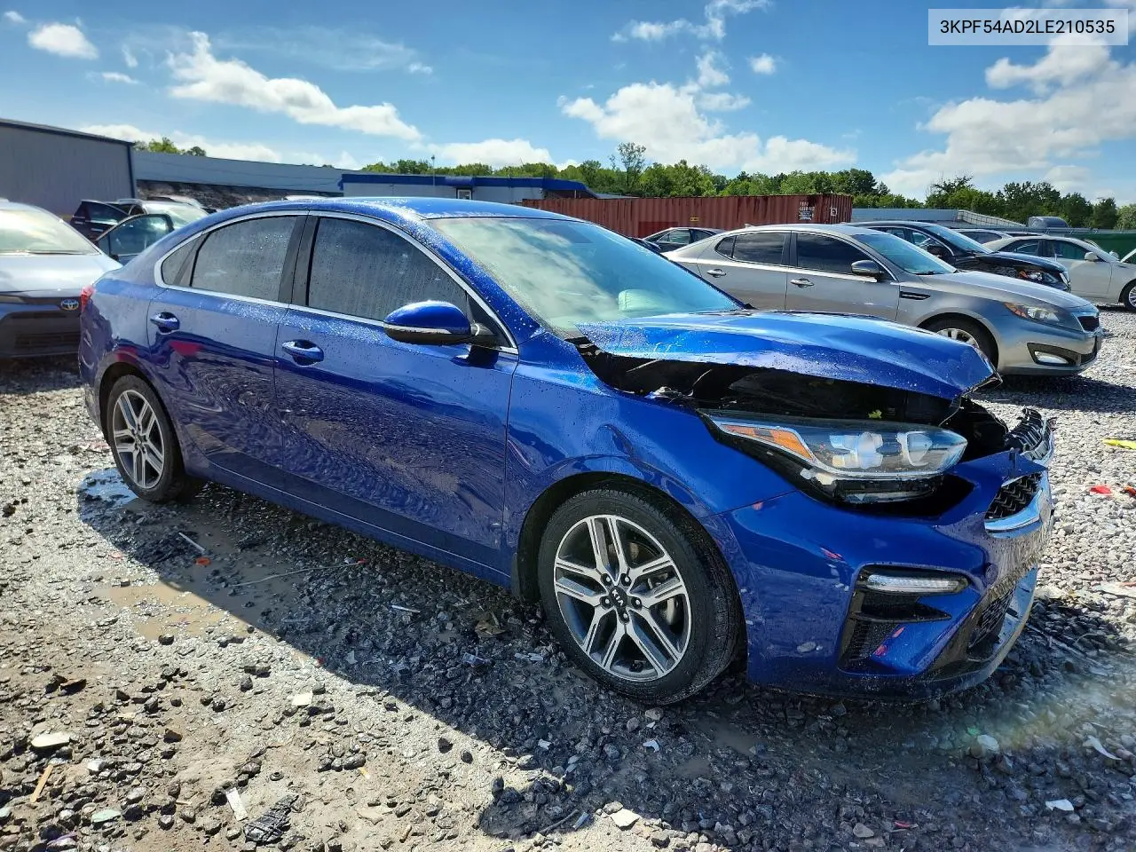 2020 Kia Forte Ex VIN: 3KPF54AD2LE210535 Lot: 61680716