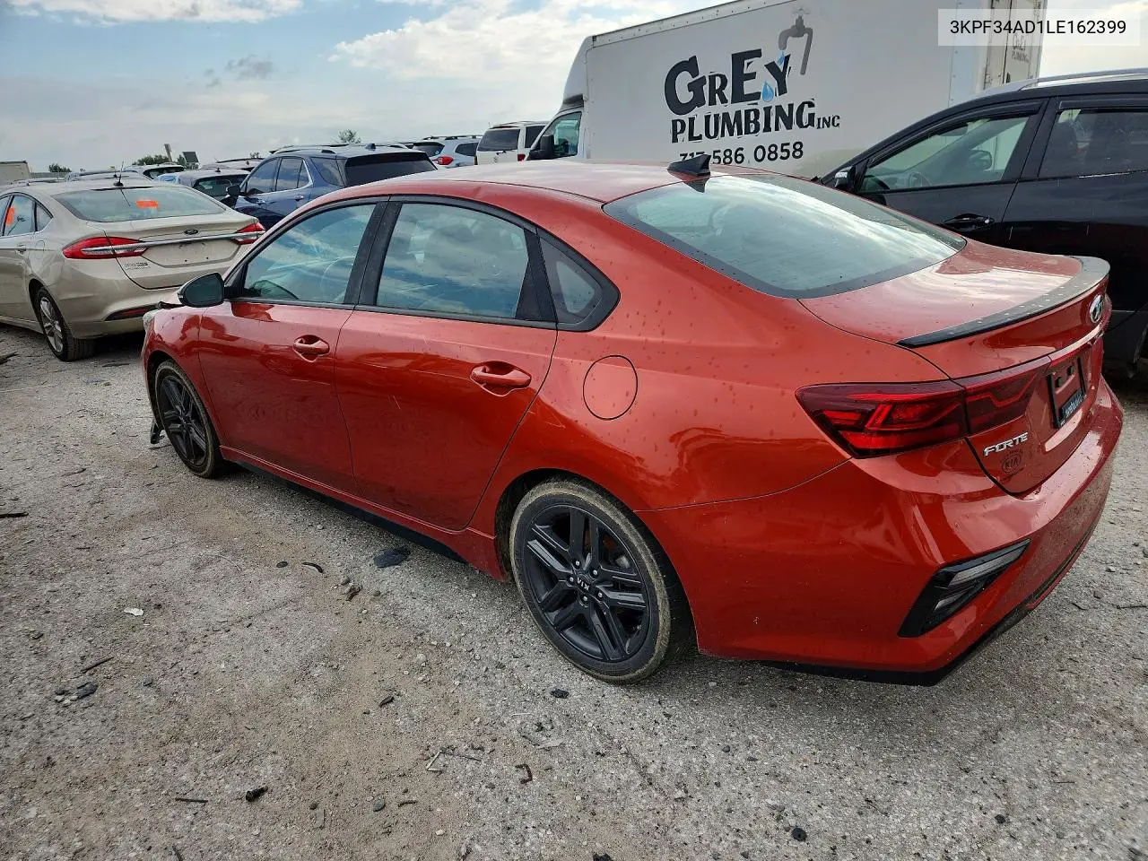 2020 Kia Forte Gt Line VIN: 3KPF34AD1LE162399 Lot: 61941426