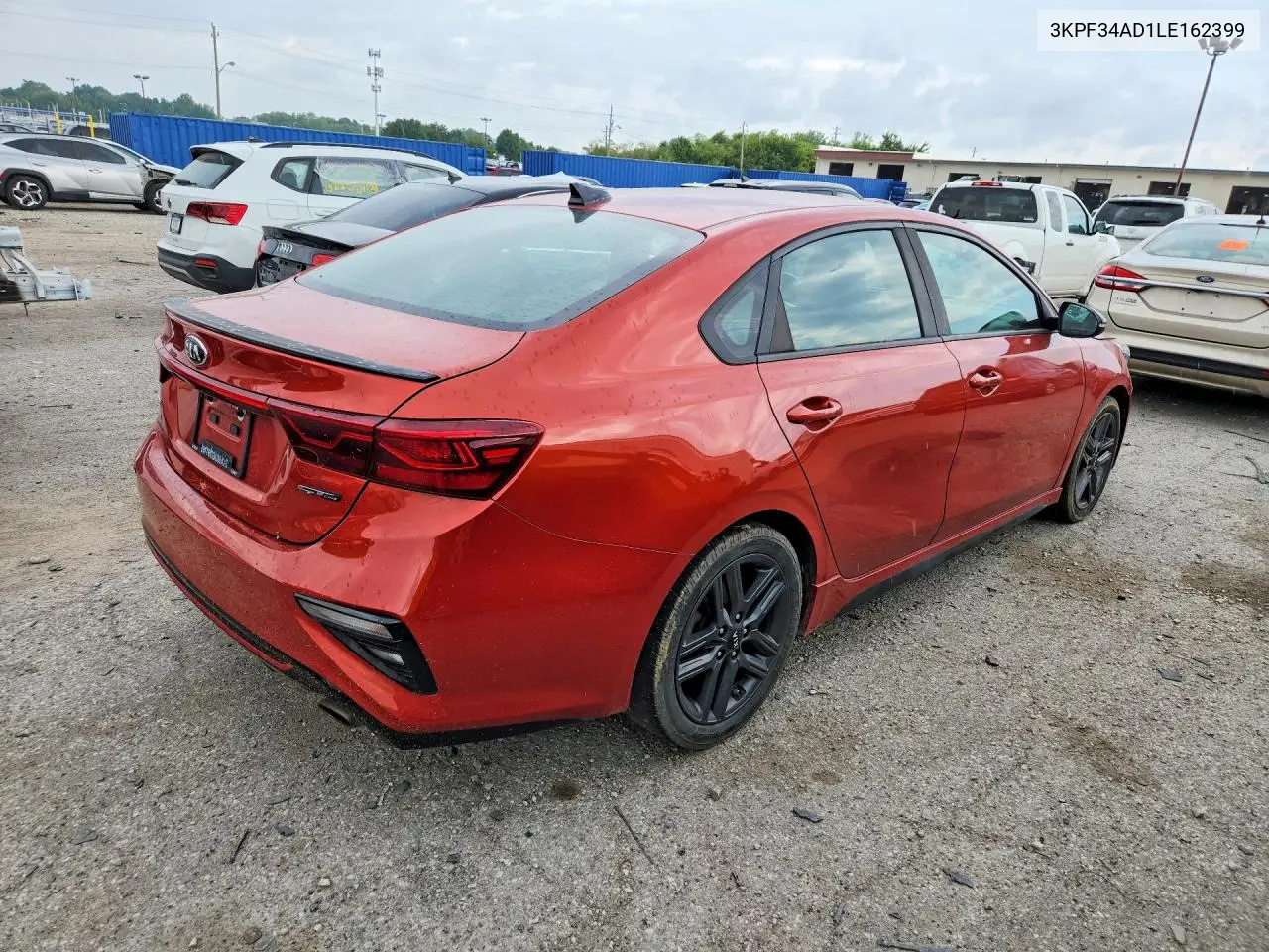 2020 Kia Forte Gt Line VIN: 3KPF34AD1LE162399 Lot: 61941426