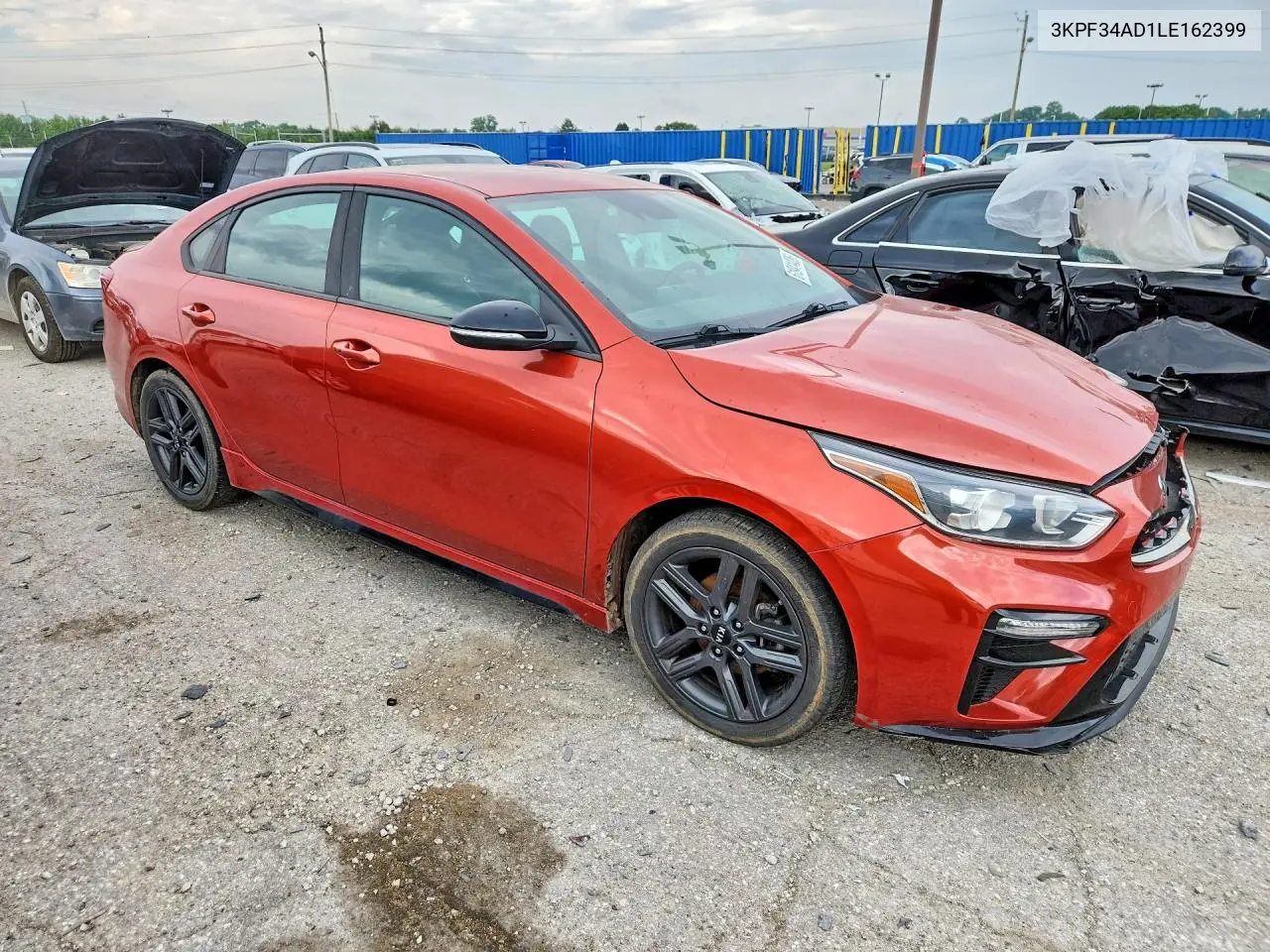 2020 Kia Forte Gt Line VIN: 3KPF34AD1LE162399 Lot: 61941426