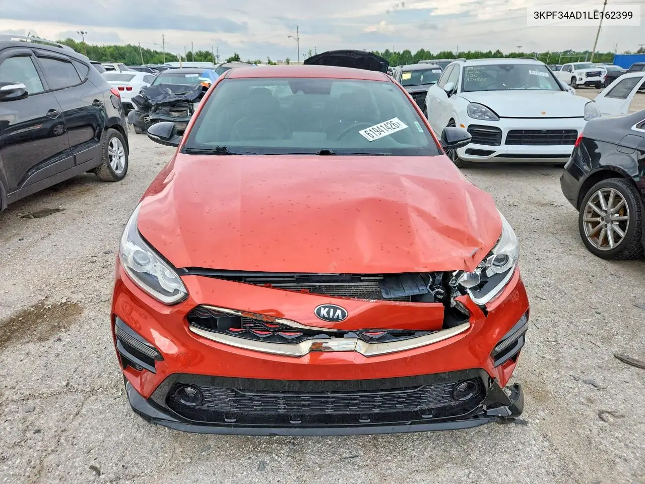 2020 Kia Forte Gt Line VIN: 3KPF34AD1LE162399 Lot: 61941426
