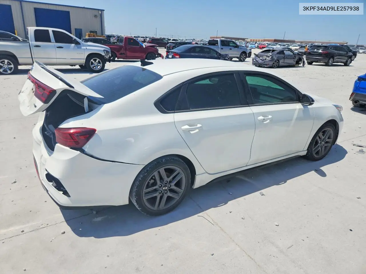 2020 Kia Forte Gt Line VIN: 3KPF34AD9LE257938 Lot: 61960236