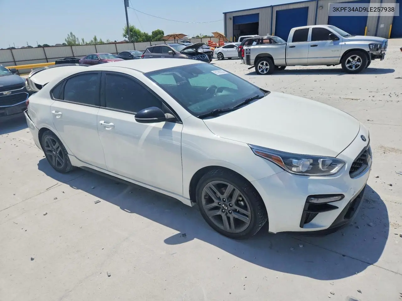 2020 Kia Forte Gt Line VIN: 3KPF34AD9LE257938 Lot: 61960236