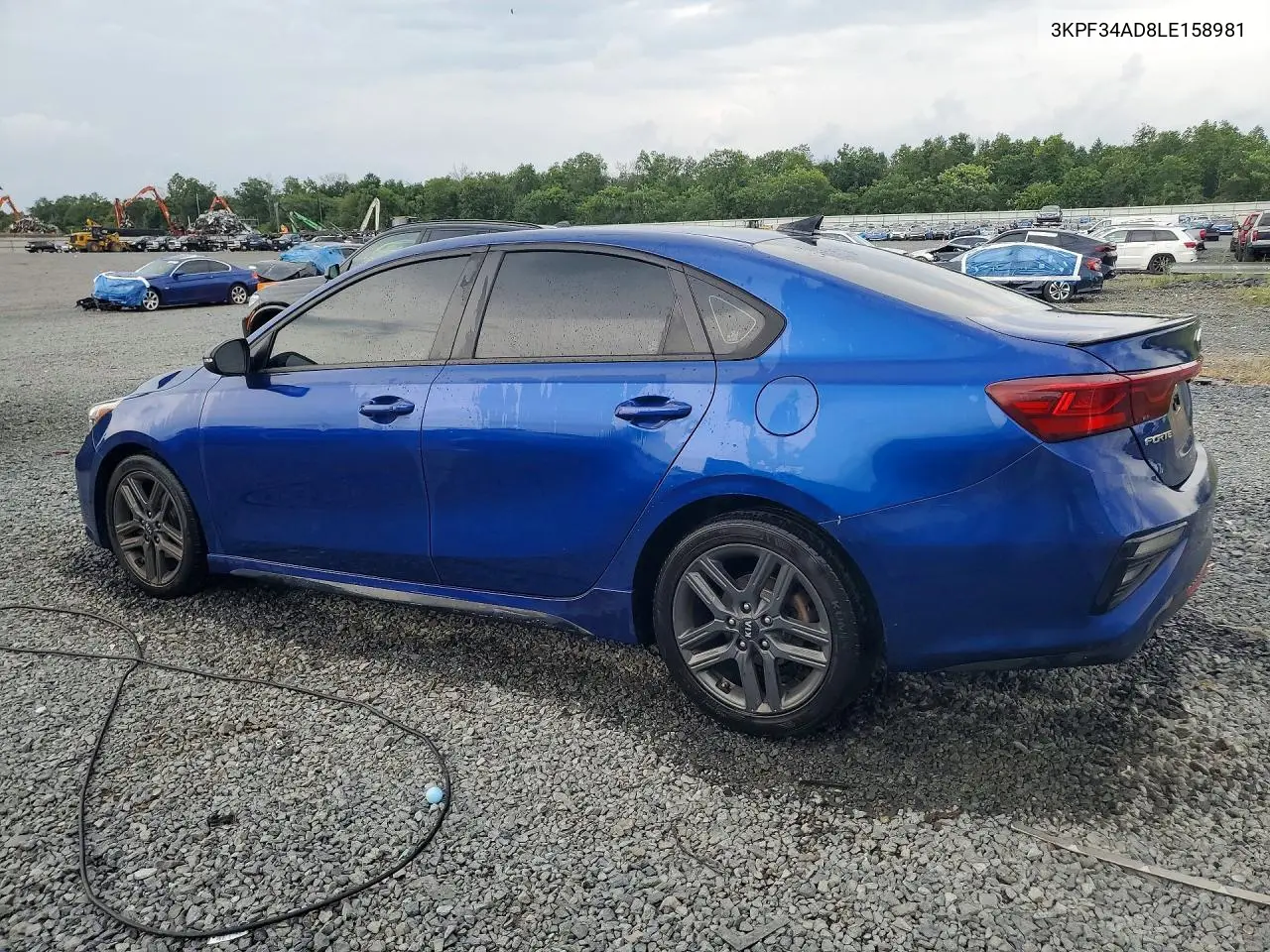 2020 Kia Forte Gt Line VIN: 3KPF34AD8LE158981 Lot: 62084666