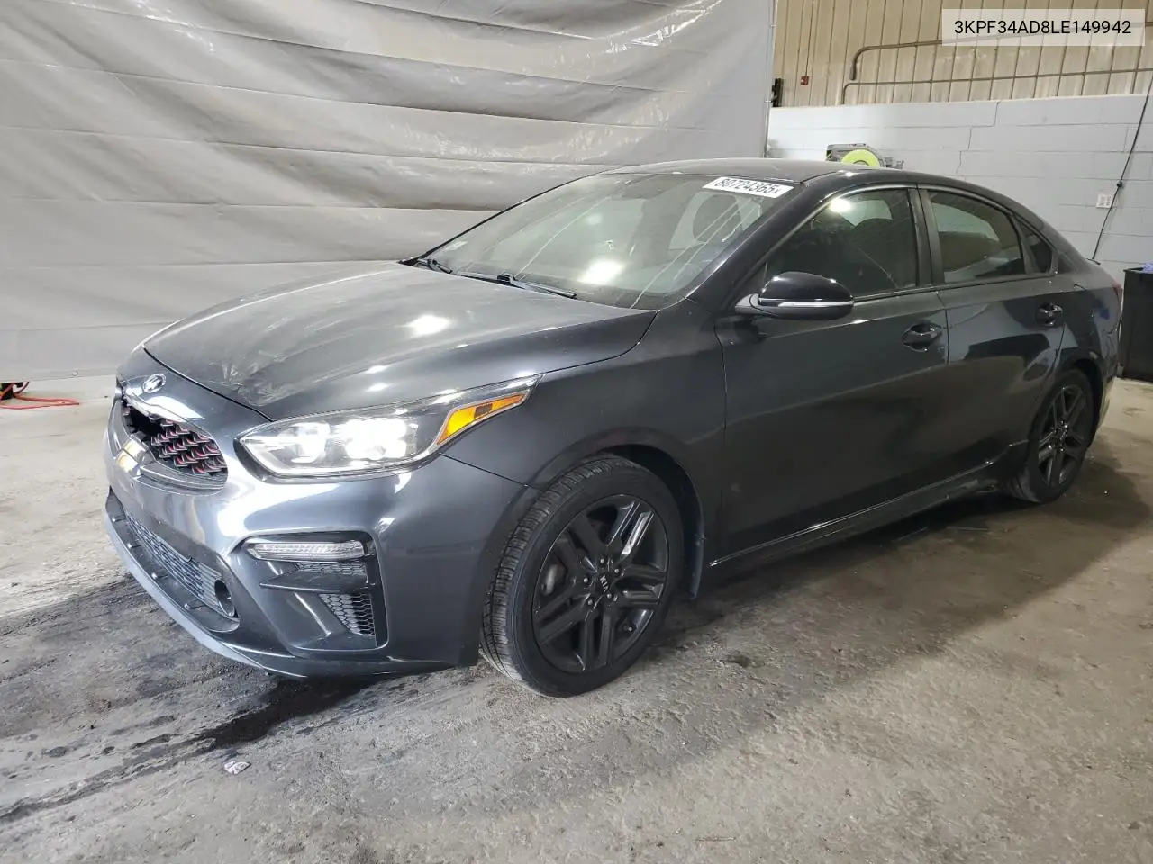 3KPF34AD8LE149942 2020 Kia Forte Gt Line