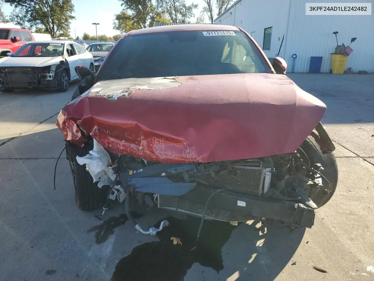 3KPF24AD1LE242482 2020 Kia Forte Fe