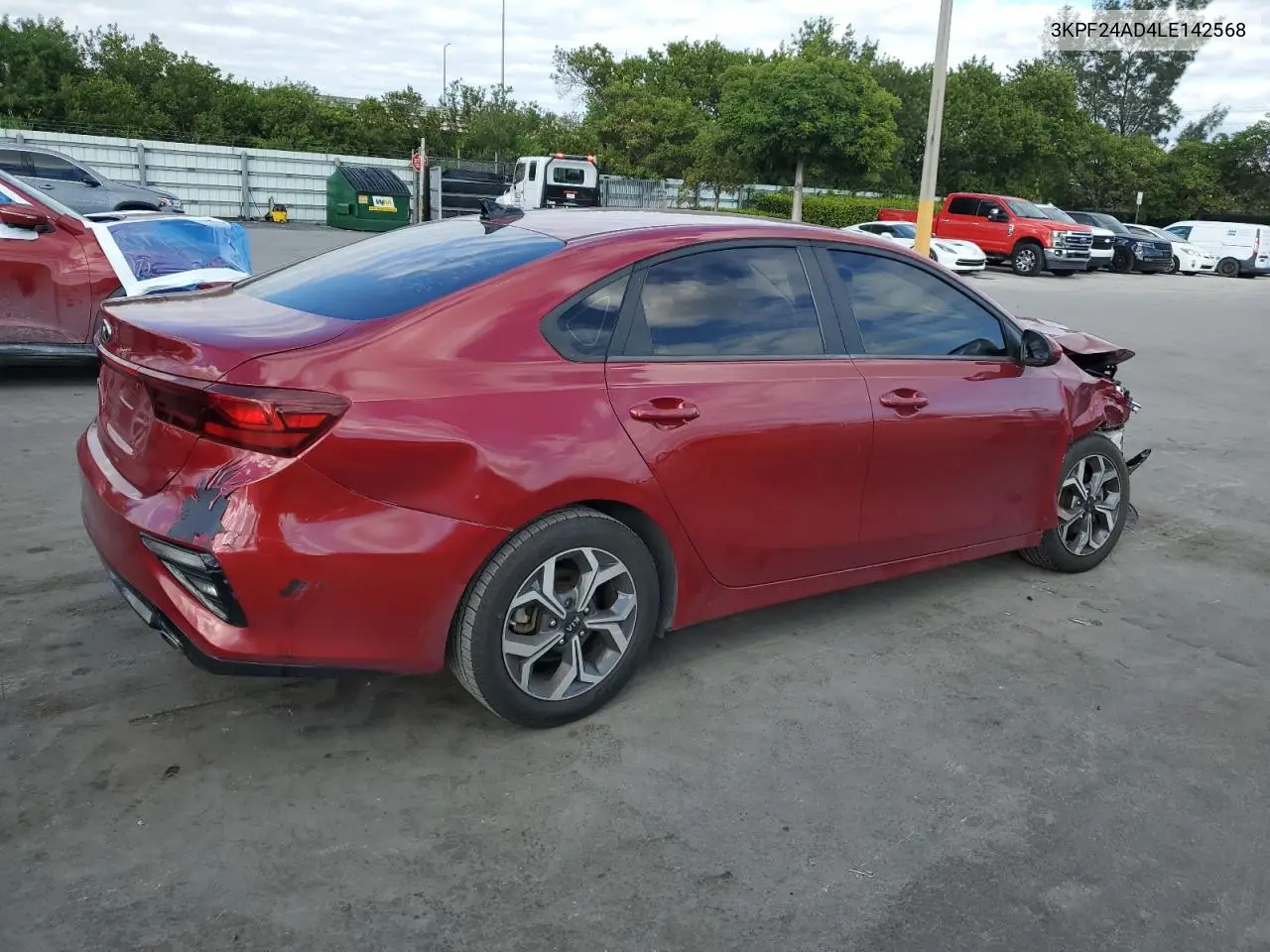 3KPF24AD4LE142568 2020 Kia Forte Fe