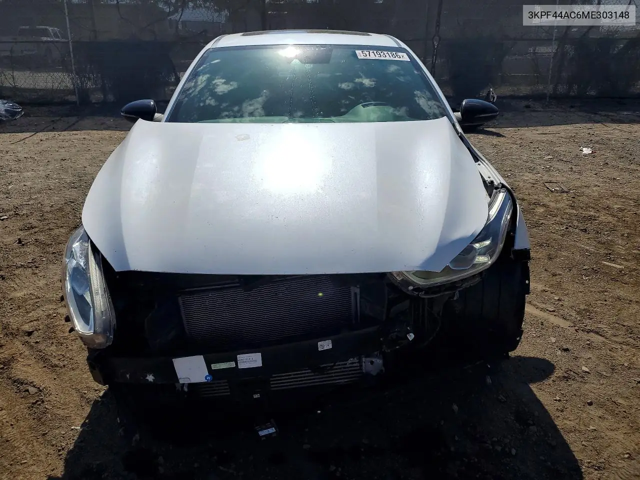 2021 Kia Forte Gt VIN: 3KPF44AC6ME303148 Lot: 57193186