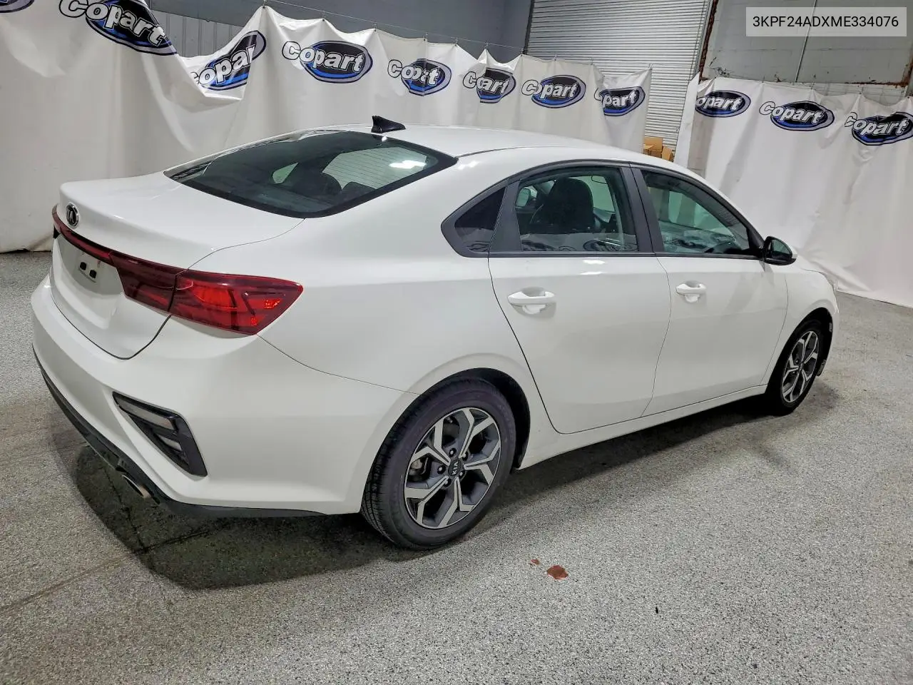 2021 Kia Forte Lxs VIN: 3KPF24ADXME334076 Lot: 60609286