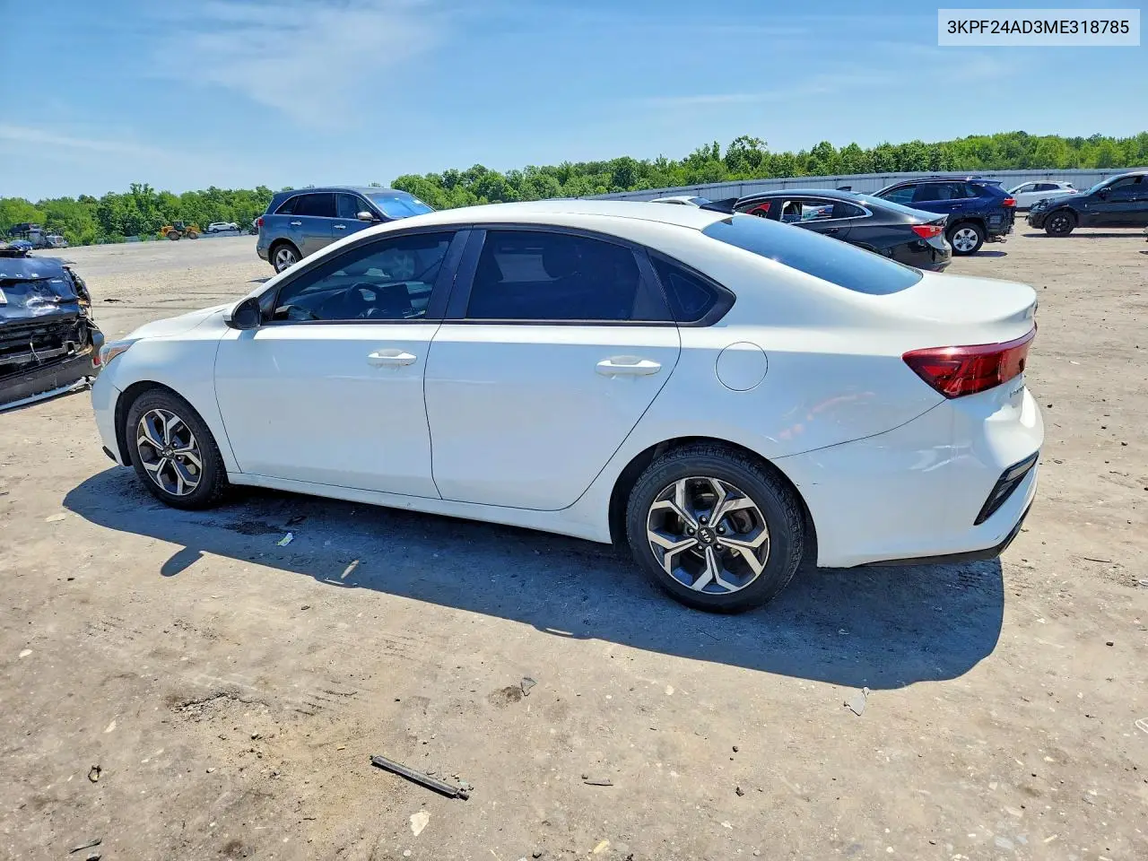 2021 Kia Forte Lxs VIN: 3KPF24AD3ME318785 Lot: 60824426
