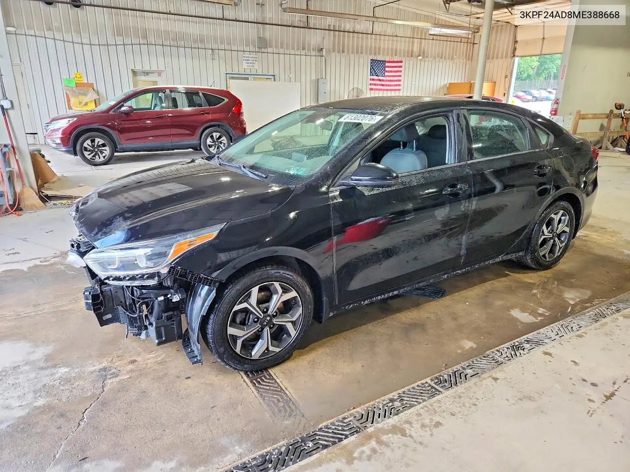 2021 Kia Forte Lxs VIN: 3KPF24AD8ME388668 Lot: 61302076