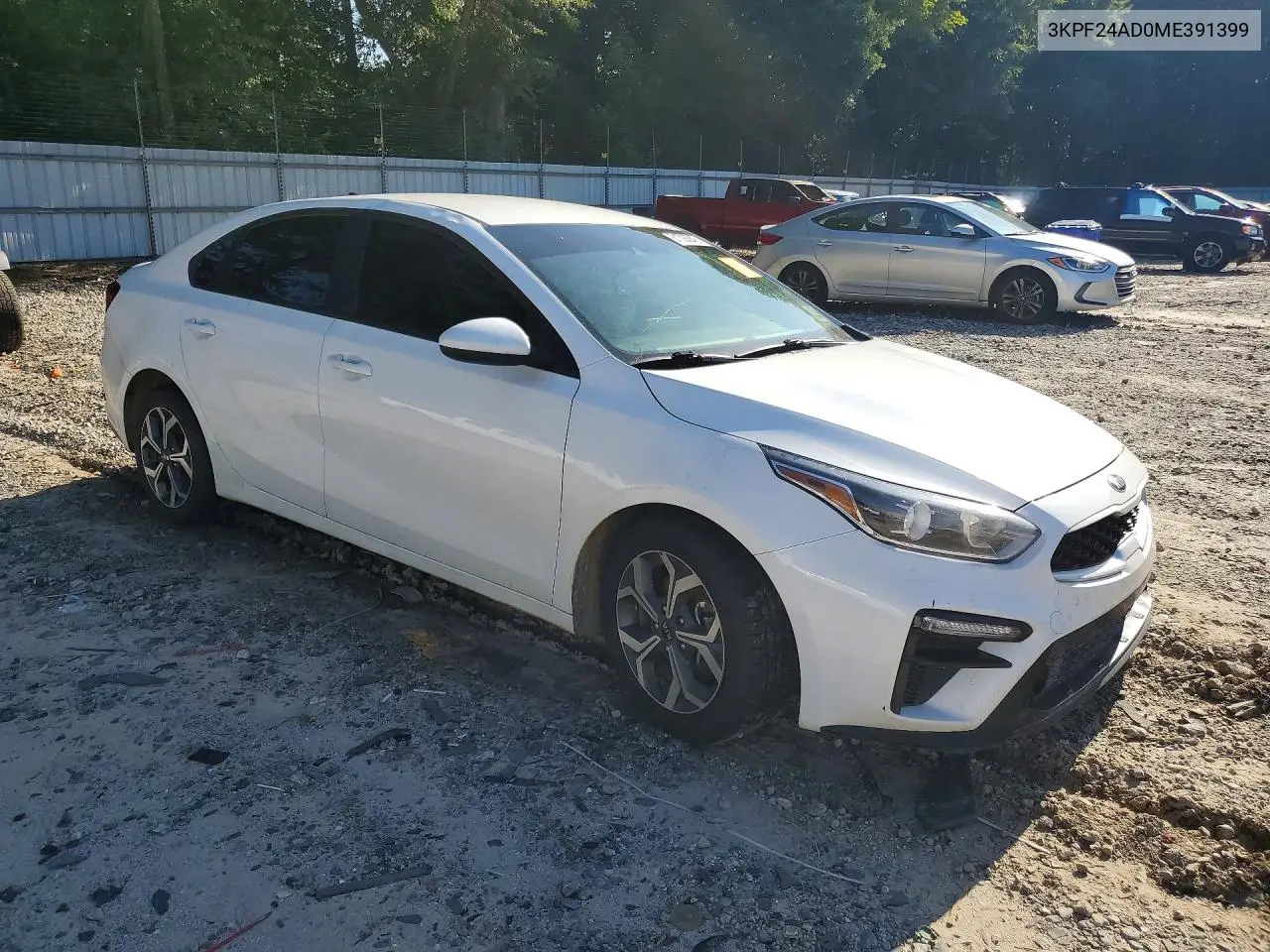 2021 Kia Forte Lxs VIN: 3KPF24AD0ME391399 Lot: 61392946