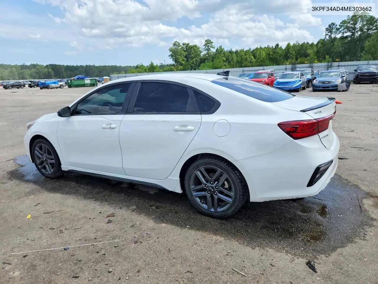 2021 Kia Forte Gt Line VIN: 3KPF34AD4ME303662 Lot: 61505906