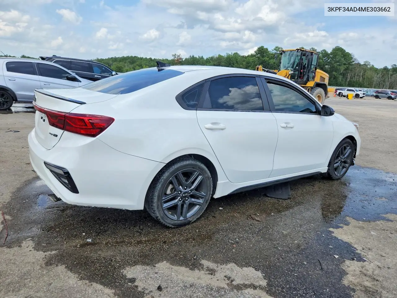 2021 Kia Forte Gt Line VIN: 3KPF34AD4ME303662 Lot: 61505906