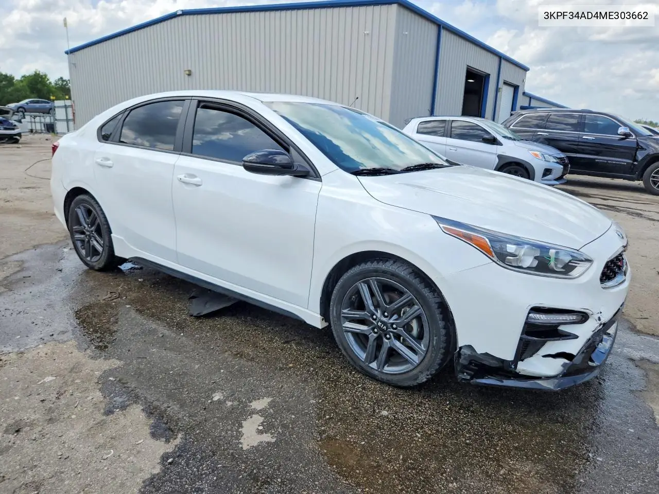 2021 Kia Forte Gt Line VIN: 3KPF34AD4ME303662 Lot: 61505906