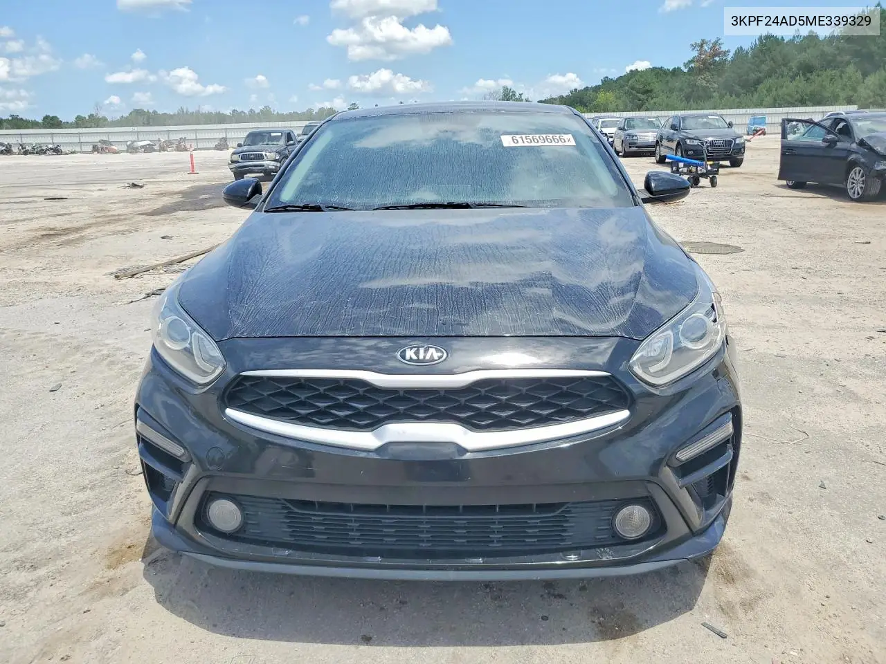 2021 Kia Forte Lxs VIN: 3KPF24AD5ME339329 Lot: 61569666
