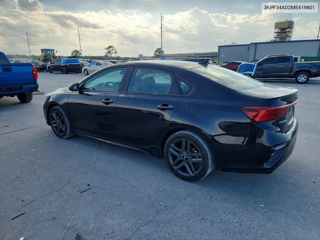 2021 Kia Forte Gt Line VIN: 3KPF34AD2ME419801 Lot: 61599826