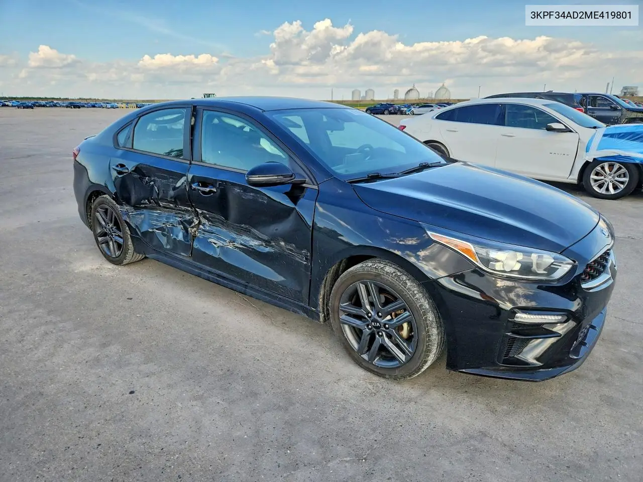 2021 Kia Forte Gt Line VIN: 3KPF34AD2ME419801 Lot: 61599826