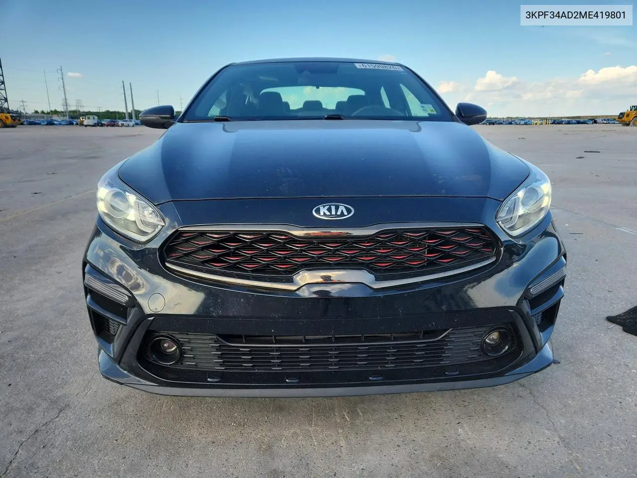 2021 Kia Forte Gt Line VIN: 3KPF34AD2ME419801 Lot: 61599826