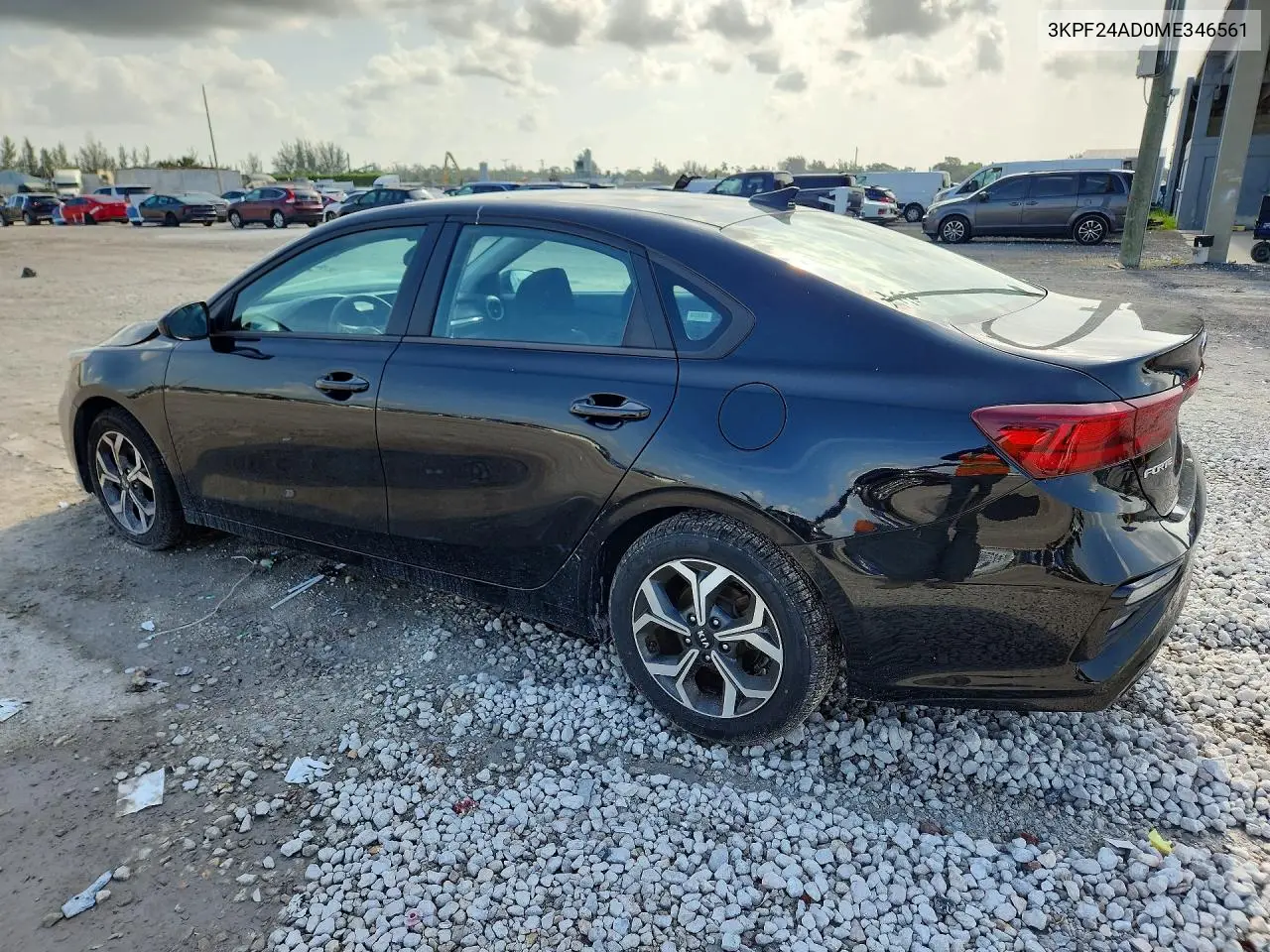 2021 Kia Forte Lxs VIN: 3KPF24AD0ME346561 Lot: 61724246