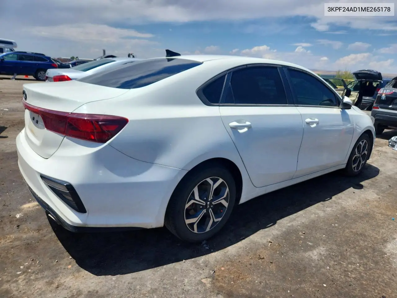 2021 Kia Forte Lxs VIN: 3KPF24AD1ME265178 Lot: 61880516