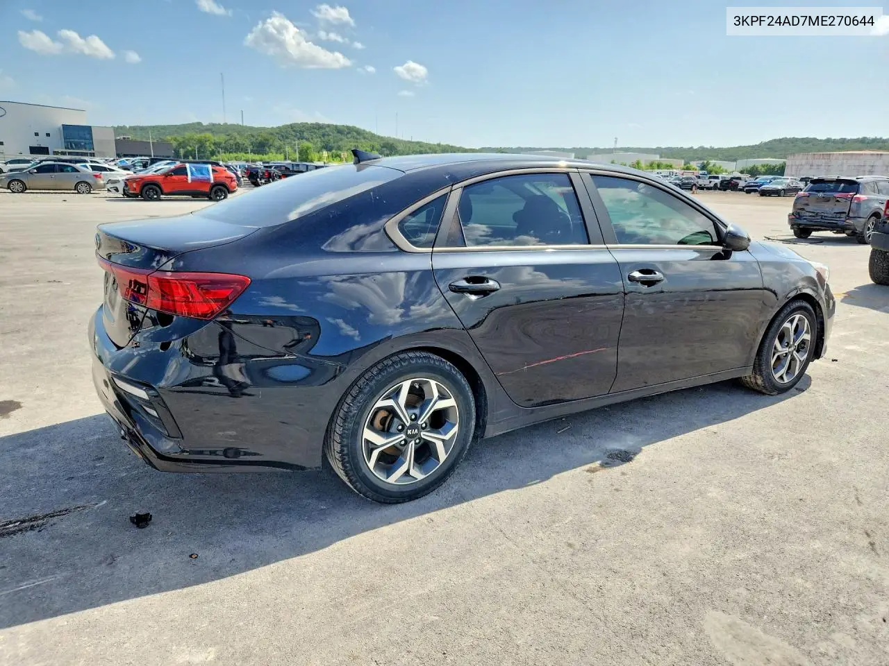 2021 Kia Forte Lxs VIN: 3KPF24AD7ME270644 Lot: 61973356