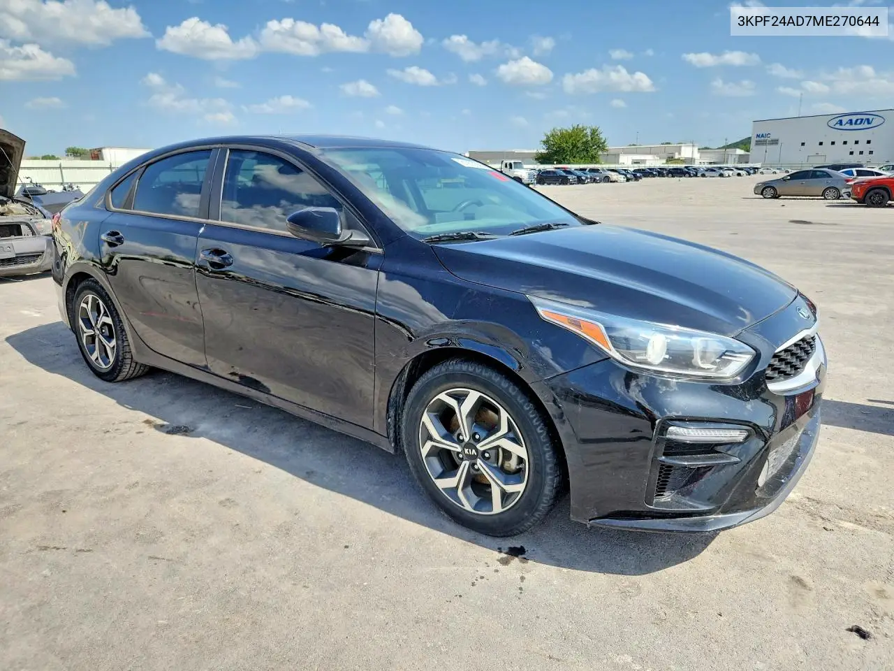 2021 Kia Forte Lxs VIN: 3KPF24AD7ME270644 Lot: 61973356