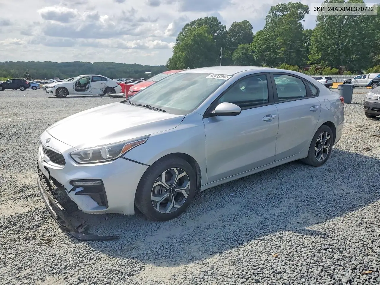 2021 Kia Forte Lxs VIN: 3KPF24AD8ME370722 Lot: 62013086