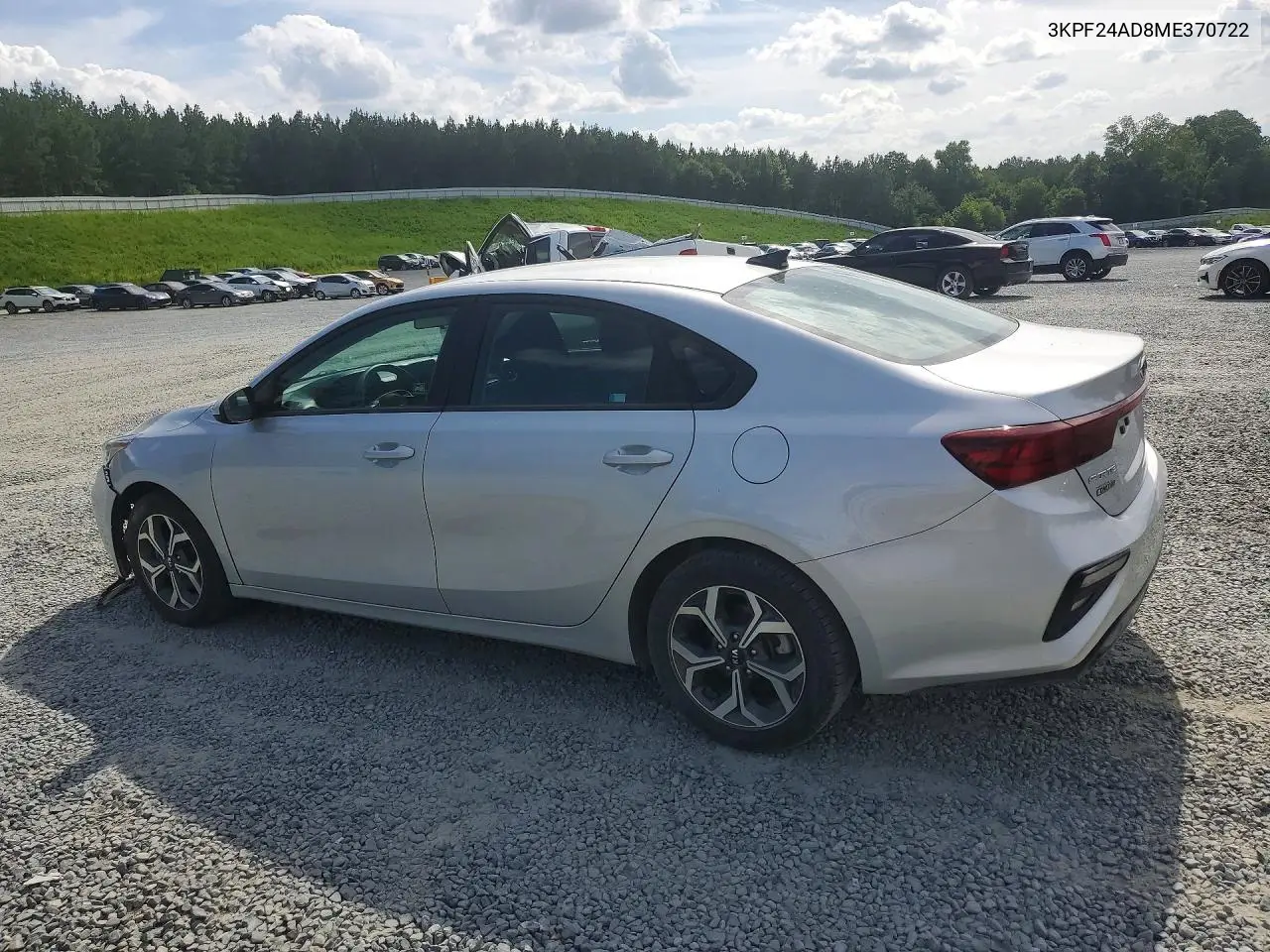 2021 Kia Forte Lxs VIN: 3KPF24AD8ME370722 Lot: 62013086