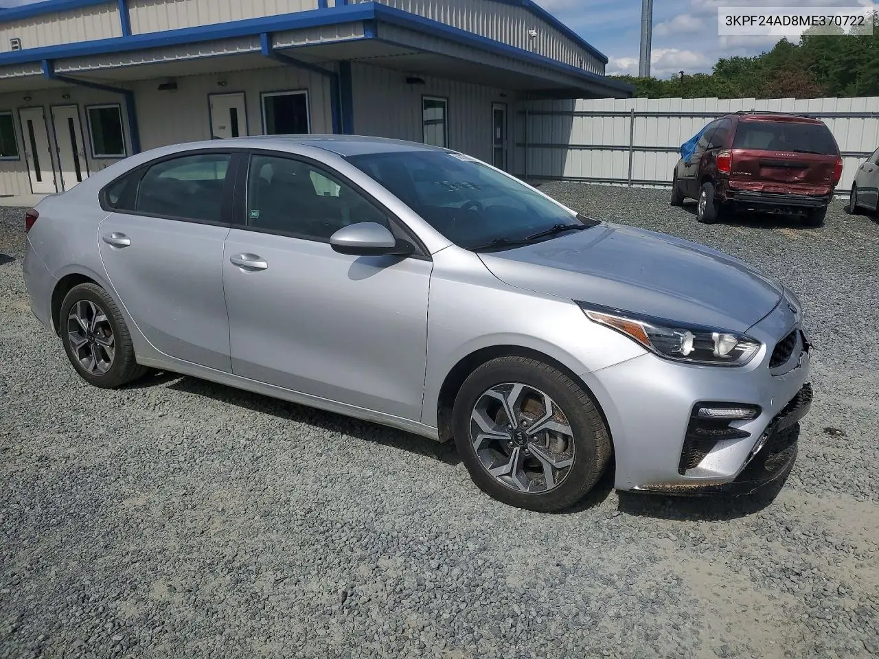 2021 Kia Forte Lxs VIN: 3KPF24AD8ME370722 Lot: 62013086