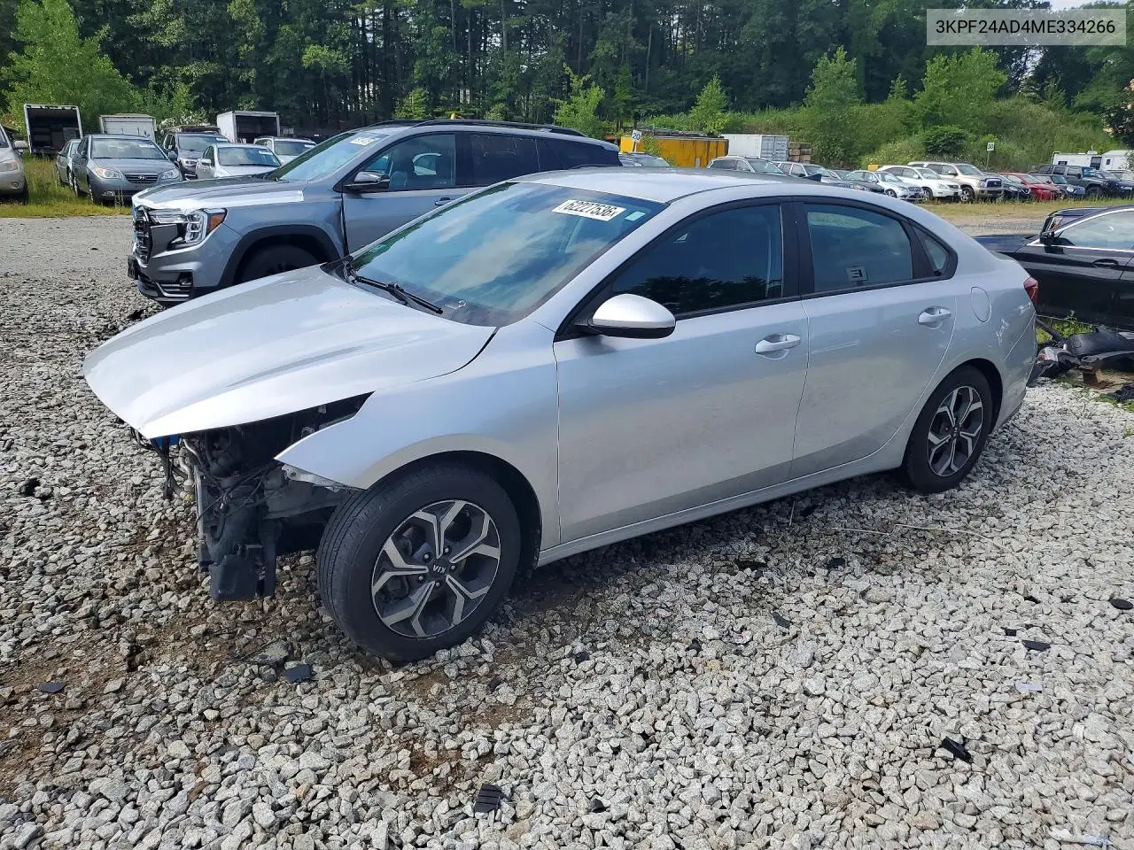 2021 Kia Forte Lxs VIN: 3KPF24AD4ME334266 Lot: 62227536